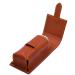 Parker Safety Razor Genuine Leather Travel Shaving Brush Case - Saddle Brown | Premium Shaving Accessories for Men - Buy Online on GoSupps.com