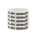 I am Second Adult 5 Pack Wristbands White