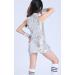Happy Cherry Girls Sequin Sparkle Hip Hop Dance Outfit - Silver, 6-7 Years - Buy Online on GoSupps.com