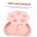 Buy Makeup Brush Cleaning Pad Set - Portable Cleaning Bowl & Tool for Beauty - Pink 8.5x8x6.8CM - International Shipping Available - Buy Online on GoSupps.com