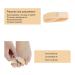 6 Pack Toe Wraps Easy Wear Padded Bandages for Broken & Hammer Toes | International Shipping - Buy Online on GoSupps.com