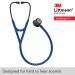 3M Littmann Cardiology IV Stethoscope | High Polish Smoke Chestpiece | Navy Blue Tube | Black Headset | 27 inch - Buy Online on GoSupps.com