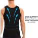 Men's Gynecomastia Compression Shirt - Slimming Body Shaper Tank Top | Tummy Control Undershirt - Black | X-Large - Buy Online on GoSupps.com
