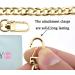 HAHIYO Purse Chain Strap Length 7.9 inches SPOT-ON Gold for Shoulder Cross Body Sling Purse Handbag Clutch Replacement Strap Comfortable Flat 0.4 Wide Enough 2.4mm Extra Thick Metal Strap 1 Pack Gold 7.9 inches - Buy Online on GoSupps.com