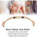 Eyebrow Line Marker Ruler Set Foldable Brow Mapping String Microblading Kit Eyebrow Stencils Eyebrow Mapping Kit for Novice and Professional.(gold) - Buy Online on GoSupps.com