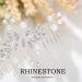 Foyte Crystal Bride Wedding Hair Comb | Bridal Headpiece with Rhinestone Flower & Pearl | Silver Leaf Hair Accessory for Women & Girls - Buy Online on GoSupps.com