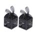 Healeved 50pcs box Candy Container Halloween Can Hollow Creative Branch Exquisite Style Black