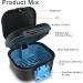 BVN Leakproof Denture Cup Upgraded Carrying Storage Denture Cup for Soaking Dentures Denture Bath Box with Filter Travel Retainer Cleaning Case (Black+Blue). - Buy Online on GoSupps.com