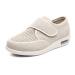 ZGDG Diabetic Shoes Wide Width Adjustable Swollen Feet Walking Shoes for Women Edema Bunions Arthritis Plantar Fasciitis Hammertoe Outdoor Indoor Non-Slip Sneakers 6.5 Wide 012-beige