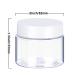 6 Pack 1 oz Clear Plastic Pot Jars with White Lids for Travel Storage - Leak Proof Cosmetic Containers for Makeup, Nails, Jewelry - White-1 oz - Buy Online on GoSupps.com