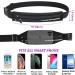 Unisex Black Slim Running Belt - Phone Holder Fanny Pack for Workout Jogging | Running Gear Accessories - Buy Online on GoSupps.com