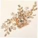 Angoily Flower Comb Wedding Rhinestones Crystal Wedding Hair Rhinestones Hair Comb Bridal Pearl Hairpin Bridesmaid Crystal Hair Comb Bride Hair Clip Zinc Alloy Hair up Dress Miss - Buy Online on GoSupps.com
