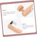 GLEAVI 4 Pcs Door Hook Heavy Duty Clothes Rack Wooden Coat Hangers Hanging Door Hangers Wrought Iron Robe 7.5x5cmx2pcs Whitex2pcs - Buy Online on GoSupps.com