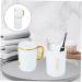 Gatuida Portable Toothbrush Storage Box & Cups | Travel Toothbrush Holder Mouthwash Cup & Shower Accessories | Perfect for International Shipping - Buy Online on GoSupps.com