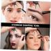 WOONEKY Brow Mapping Ruler Eyebrow Positioning Ruler Miniature Tools Eyebrow Drawing Line Tool Eyebrow Trimming Orthotics - Buy Online on GoSupps.com