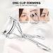Silver Eyelash Curler | Durable & Portable Metal Tool with Silicone Strip | Long-Lasting Eye Cosmetic Accessory for Women - Buy Online on GoSupps.com
