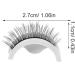 FOMIYES 1 Pair False Eyelash Fake Eyelash Eye Lash Extention Makeup Cleansing Water Lash Adhesive Strips Lash Decor Eye Lashes Party Eyes Decors Glue Decorate Extend Chemical Fiber - Buy Online on GoSupps.com