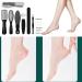 Foot File Pedicure Sets for Feet 8 in 1 Foot Files Foot Care Foot Scrubber Kit Hard Skin Remover Foot File Scraper Grater Rasp Dead Skin Remover Callus Remover Shaver for Women Men - Buy Online on GoSupps.com