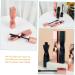 Beavorty 4pcs Eyelash Brush Empty Tube Empty Mascara Bottle Clear Extension Rod to Rotate Take Plastic Rose Gold 11.5x1.8cm - Buy Online on GoSupps.com