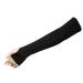 UV Protection Compression Fit Cooling Athletic Covers Sports Arm Sleeves for Cycling Golf Basketball Hiking Other Sports (Non-Slip_Black)