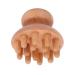 Massage device in mushroom shape made of wood manual wood therapy massager promotion of blood circulation clear meridian portable manual massage device for head waist stomach thighs linderu