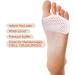 6 Pair Silicone Forefoot Pads for Pain Relief | Soft Gel Midfoot Support Pillows for Football - Reduce Calluses & Skin Discomfort - Buy Online on GoSupps.com