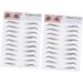 Ipetboom 6 Pcs 3d Eyebrow Stickers Eyebrow Trimming Tool 6d ze008x3pcs Blackx3pcs - Buy Online on GoSupps.com