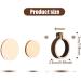 Mini Wood Embroidery Hoops - 20 Pieces of Small Round Hoops for DIY Pendant Embroidery Craft - 1.2 x 1 Inch - Buy Online on GoSupps.com