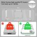 HEWYIOS Treadmill Desk Attachment Transparentï¼Treadmill Laptop Holder Adjustable Height Ergonomic Treadmill Standing Workstation Standï¼Suitable for Treadmill Handshake Width 13-33 inches - Buy Online on GoSupps.com