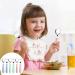 Set of 6 Stainless Steel Baby Forks and Spoons - Kids Silverware Set with Round Handle - Buy Online on GoSupps.com