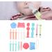 Newborn Grooming Kit - 21Pcs Nasal Aspirator, Gas Reliever, Tweezers, & Medicine Brushes - Lightweight Silicone - Perfect Home Gift - Buy Online on GoSupps.com