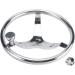 YaeMarine 13-1/2 Stainless Steel Boat Steering Wheel with Knob - 5/8-18 Nut for Seastar & Verado - Buy Online on GoSupps.com
