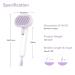 Self-Cleaning Cat Brush for Short & Long Hair - Aumuca Fur Brush Removes Mats & Loose Hair (Violet) - Buy Online on GoSupps.com