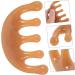 Coolhiya Broad Tooth Massage Comb - Scalp & Head Relaxation | Acupuncture & Scratching | 10x6.3cm - Buy Online on GoSupps.com