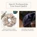 Lilysilk 100% Silk Hair Rings for Women - Soft Ponytail Holder & Hair Tie (Altrosa 1 Piece) - Eco-Friendly Packaging - Buy Online on GoSupps.com