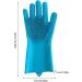 Dishwashing Gloves Reusable Brush Scrubber Gloves - Waterproof Household Cleaning Tools for Shower Room Car Cleaning Pet Care Clothes Quilt Umifica - Buy Online on GoSupps.com
