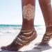 Kenzy Tattoo Stunning Metallic Temporary Tattoos - 100+ Designs of Glitter Shimmer Waterproof Fake Tattoos in Gold and Silver - Jewelry, Bracelets, Feathers, Flowers, Mandalas, Elephants - Long Lasting - Buy Online on GoSupps.com