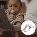 Leeqb 10-Piece Pacifier Clips - Silver Duck Beak Clip Holder & Strap for Safe Pacifier Storage - International Shipping Available - Buy Online on GoSupps.com