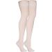 Truform Sheer Compression Stockings 15-20 mmHg for Women - Thigh High 20 Denier Ivory Large (3 Pairs) - International Shipping Available - Buy Online on GoSupps.com