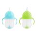 Munchkin drinking cup with a click closure drinking bottles with straw BPA-free dishwasher-proof-207 ml 2 Set green/blue blue/green 7oz/207ml