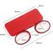 GERUI 2.0 Diopter Reading Glasses for Men & Women - Mini Rimless Nose Clip Monocle Aid in Red - Buy Online on GoSupps.com