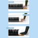 Volume Auto Fan False Eyelashes | Nanometer PBT Material | 12 Rows | Black for All Skill Levels | 0.03D | 0.3-0.6in Mix | Perfect for Beauty Salons - Buy Online on GoSupps.com