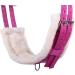 Buy QHP Lunging Girth Ontario - Adjustable Soft Faux Fur for Ponies - Fuchsia Color | International Shipping Available - Buy Online on GoSupps.com