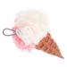 Beaupretty Bath Sponge Sponge Body Scrubber Bath Shower Loofah Sponge: Ice Cream Shaped Shower Soft Mesh Skin Exfoliating Shower Luffas Body Scrubber Bath Sponges Shower Cleaning Towels 12x11cm Assorted Color