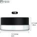 90 Pack of 7ml Low Profile Thick Glass Jars with Black Lids for Oil, Lip Balm, Wax, and Cosmetics - Clear Glass Containers - Buy Online on GoSupps.com