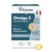 VITAVEA WELL-BEING - Omega 3 Natural Vitamin E - Wild Fish Oil Premium Quality - Source of EPA and DHA - Cardiovascular Wellness - 80 Capsules - 40 days - Made in France