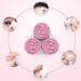 Abhi Sonic Vibration Face Cleaning Brush - Deep Cleaning Blackhead Removal Facelifting & Massage | USB Charging & 3 Modes | 3D Rotating Brush Heads - Pink - Buy Online on GoSupps.com