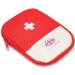 Jipemtra Red First Aid Bag with Dividers - Compact Empty Medical Travel Case for Home, Car, Office, Kitchen, Outdoors - First Responder Storage Solution | Shop Now! - Buy Online on GoSupps.com