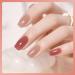 GAOY Jelly Gel Nail Polish Set - 2 Colors (Pink Nude Maroon Plum) | 16ml Sheer Soak Off UV Gel for Sweet Berry Nails - International Shipping Available - Buy Online on GoSupps.com