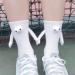 3D Magnetic Couple Holding Hands Socks - Funny and Unique Design - Buy Online on GoSupps.com